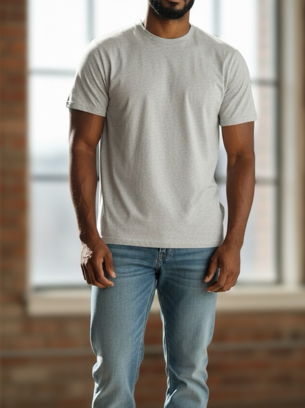 CAT Heather Gray Short Sleeve Tee